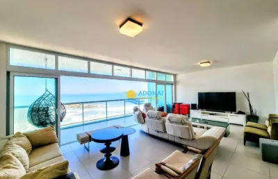 Apartamento com 4 dormitórios à venda, 195 m² por r$ 1.800.000,00 - pitangueiras - guarujá/sp