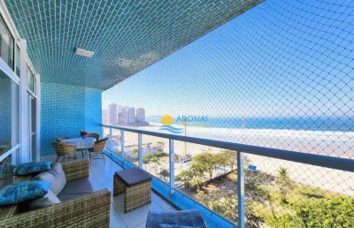 Apartamento com 4 dormitórios à venda, 195 m² por r$ 1.800.000,00 - pitangueiras - guarujá/sp