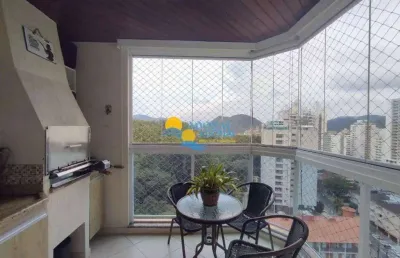 Apartamento com 3 dormitórios à venda, 98 m² por r$ 850.000,00 - jardim astúrias - guarujá/sp
