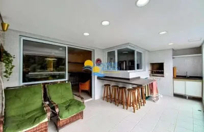 Apartamento com 3 dormitórios à venda, 103 m² por r$ 850.000,00 - pitangueiras - guarujá/sp
