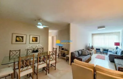 Apartamento com 3 dormitórios à venda, 120 m² por r$ 590.000,00 - pitangueiras - guarujá/sp
