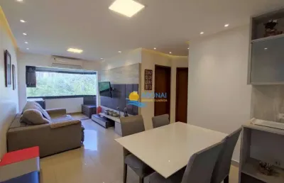 Apartamento com 2 dormitórios à venda, 75 m² por r$ 750.000,00 - tombo - guarujá/sp