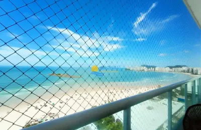 Apartamento com 3 dormitórios à venda, 155 m² por r$ 1.600.000,00 - pitangueiras - guarujá/sp