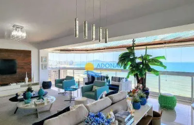 Cobertura com 6 dormitórios à venda, 365 m² por r$ 4.300.000,00 - jardim astúrias - guarujá/sp