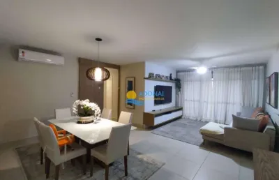 Apartamento com 3 dormitórios à venda, 137 m² por r$ 900.000,00 - pitangueiras - guarujá/sp