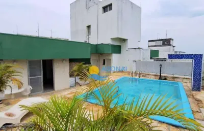 Cobertura com 3 dormitórios à venda, 168 m² por r$ 650.000,00 - jardim astúrias - guarujá/sp