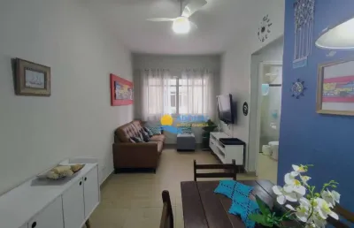 Apartamento com 2 dormitórios à venda, 60 m² por r$ 330.000,00 - jardim astúrias - guarujá/sp