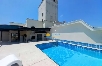 Cobertura com 3 dormitórios à venda, 170 m² por r$ 1.600.000,00 - pitangueiras - guarujá/sp