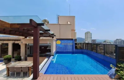 Cobertura com 5 dormitórios à venda, 333 m² por r$ 1.650.000,00 - enseada - guarujá/sp