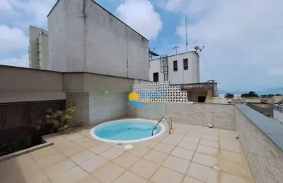 Cobertura com 3 dormitórios à venda, 186 m² por r$ 650.000,00 - enseada - guarujá/sp