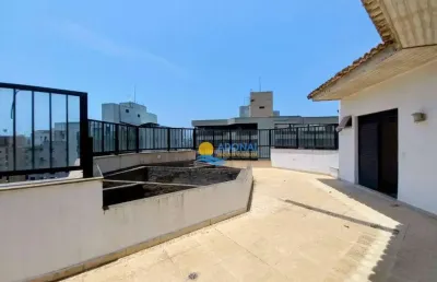 Cobertura com 3 dormitórios à venda, 170 m² por r$ 850.000,00 - pitangueiras - guarujá/sp