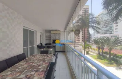 Apartamento com 3 dormitórios à venda, 120 m² por r$ 950.000,00 - jardim astúrias - guarujá/sp
