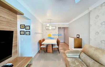 Apartamento com 2 dormitórios à venda, 77 m² por r$ 720.000,00 - pitangueiras - guarujá/sp