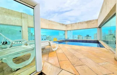 Cobertura com 2 dormitórios à venda, 150 m² por r$ 690.000,00 - pitangueiras - guarujá/sp