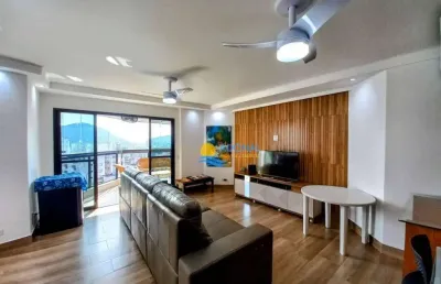 Apartamento com 3 dormitórios à venda, 115 m² por r$ 865.000,00 - jardim astúrias - guarujá/sp