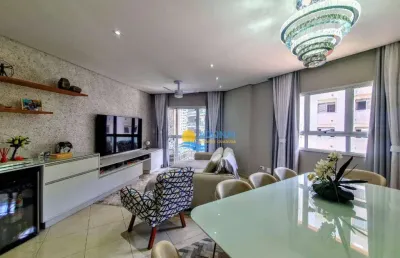 Apartamento com 3 dormitórios à venda, 160 m² por r$ 900.000,00 - pitangueiras - guarujá/sp