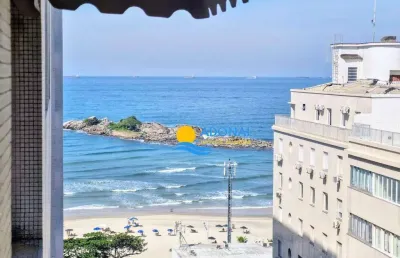 Apartamento com 2 dormitórios à venda, 90 m² por r$ 460.000,00 - pitangueiras - guarujá/sp