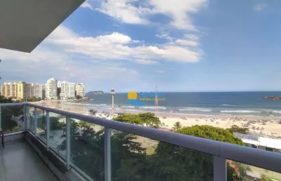 Apartamento com 3 dormitórios à venda, 155 m² por r$ 1.500.000,00 - pitangueiras - guarujá/sp