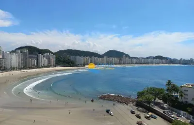 Cobertura com 4 dormitórios à venda, 450 m² por r$ 4.000.000,00 - jardim astúrias - guarujá/sp