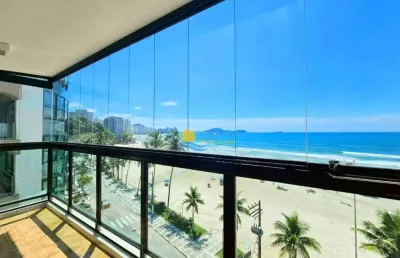 Apartamento com 3 dormitórios à venda, 175 m² por r$ 1.380.000,00 - jardim astúrias - guarujá/sp