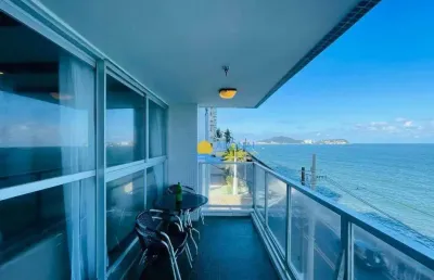 Apartamento com 4 dormitórios à venda, 148 m² por r$ 945.000,00 - pitangueiras - guarujá/sp