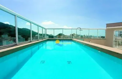 Cobertura com 3 dormitórios à venda, 274 m² por r$ 2.890.000,00 - pitangueiras - guarujá/sp