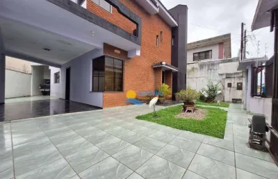 Casa com 5 dormitórios à venda, 400 m² por r$ 2.300.000,00 - vila santa rosa - guarujá/sp