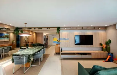 Apartamento com 3 dormitórios à venda, 125 m² por r$ 1.400.000,00 - pitangueiras - guarujá/sp