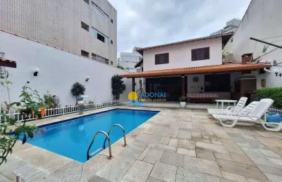Casa com 5 dormitórios à venda, 240 m² por r$ 1.900.000,00 - tombo - guarujá/sp