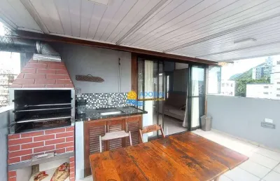 Cobertura com 2 dormitórios à venda, 100 m² por r$ 528.000,00 - tombo - guarujá/sp
