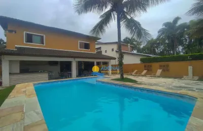 Casa com 4 dormitórios à venda, 280 m² por r$ 2.300.000,00 - enseada - guarujá/sp