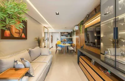 Apartamento com 2 dormitórios à venda, 120 m² por r$ 1.325.000,00 - jardim astúrias - guarujá/sp