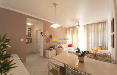 Apartamento com 1 dormitório à venda, 65 m² por r$ 480.000,00 - pitangueiras - guarujá/sp