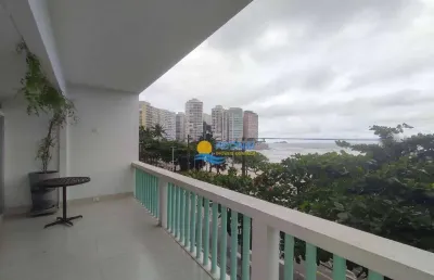 Apartamento com 3 dormitórios à venda, 240 m² por r$ 1.600.000,00 - pitangueiras - guarujá/sp