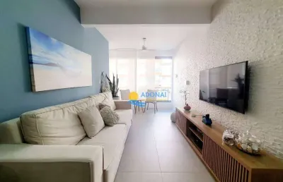 Apartamento com 2 dormitórios à venda, 70 m² por r$ 510.000,00 - jardim astúrias - guarujá/sp