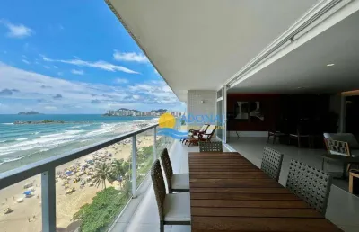 Apartamento com 3 dormitórios à venda, 315 m² por r$ 3.600.000,00 - pitangueiras - guarujá/sp