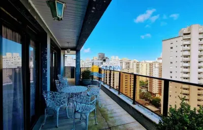Cobertura com 3 dormitórios à venda, 420 m² por r$ 3.300.000,00 - pitangueiras - guarujá/sp