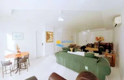 Apartamento com 3 dormitórios à venda, 140 m² por r$ 630.000,00 - pitangueiras - guarujá/sp
