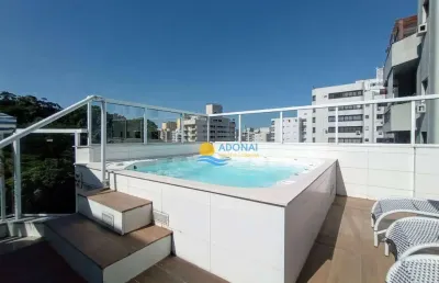 Cobertura com 4 dormitórios à venda, 226 m² por r$ 1.300.000,00 - pitangueiras - guarujá/sp