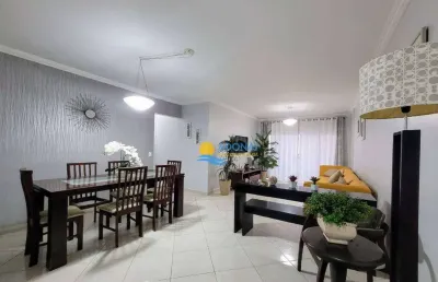Apartamento com 3 dormitórios à venda, 145 m² por r$ 990.000,00 - pitangueiras - guarujá/sp
