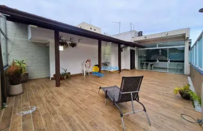 Cobertura com 3 quartos à venda, 190 m² por r$ 850.000 - pitangueiras - guarujá/sp