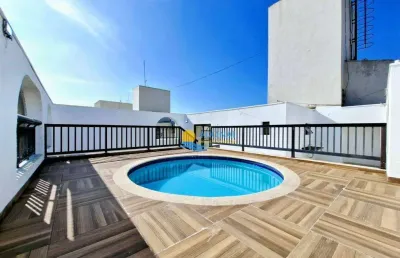 Cobertura com 4 dormitórios à venda, 280 m² por r$ 1.400.000,00 - pitangueiras - guarujá/sp