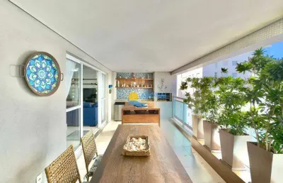 Apartamento com 4 dormitórios à venda, 134 m² por r$ 1.190.000,00 - jardim astúrias - guarujá/sp