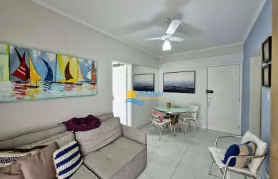 Apartamento com 1 dormitório à venda, 56 m² por r$ 400.000,00 - pitangueiras - guarujá/sp