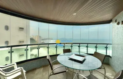 Apartamento com 4 dormitórios à venda, 212 m² por r$ 1.600.000,00 - jardim astúrias - guarujá/sp