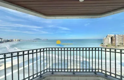 Apartamento com 3 dormitórios à venda, 213 m² por r$ 3.000.000,00 - jardim astúrias - guarujá/sp