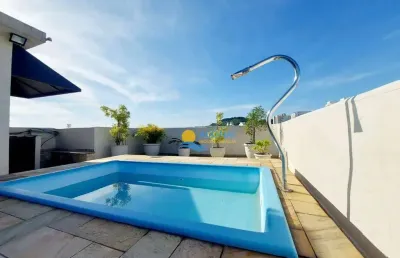 Cobertura com 3 dormitórios à venda, 90 m² por r$ 850.000,00 - jardim astúrias - guarujá/sp