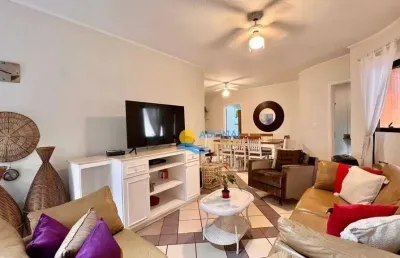 Apartamento com 3 dormitórios à venda, 140 m² por r$ 725.000,00 - pitangueiras - guarujá/sp