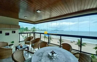 Apartamento com 4 dormitórios à venda, 220 m² por r$ 2.200.000,00 - jardim astúrias - guarujá/sp