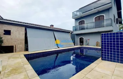 Casa à venda, 230 m² por r$ 850.000,00 - vila santa rosa - guarujá/sp
